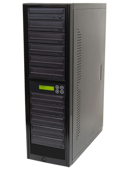 10 Burner 24X CD DVD Lightscribe Duplicator Labeling Publishing Printer