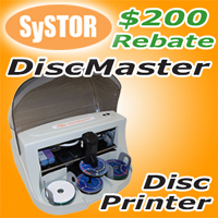 Systor DiscMaster 200P CD DVD Printer