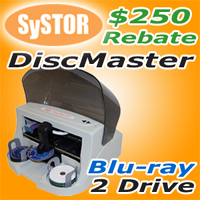 Systor DiscMaster 202 Blu-ray CD DVD Publisher