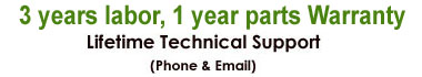 Warranty Info (866)823-9788/ ebay@megalynx.com